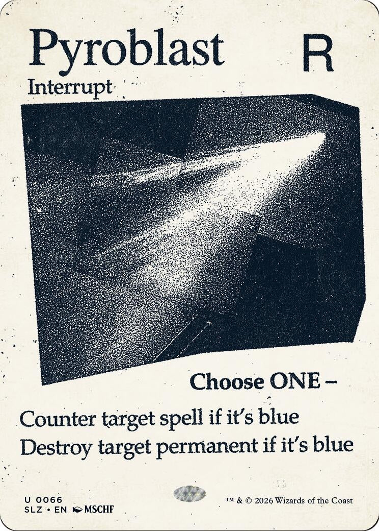 Image for Pyroblast (0066) (66) (SLZ) - Magic: The Gathering