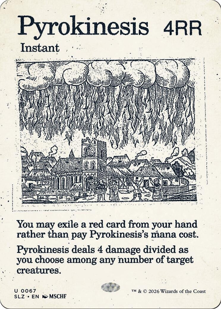 Image for Pyrokinesis (0067) (67) (SLZ) - Magic: The Gathering