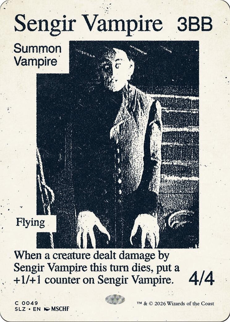 Image for Sengir Vampire (0049) (49) (SLZ) - Magic: The Gathering