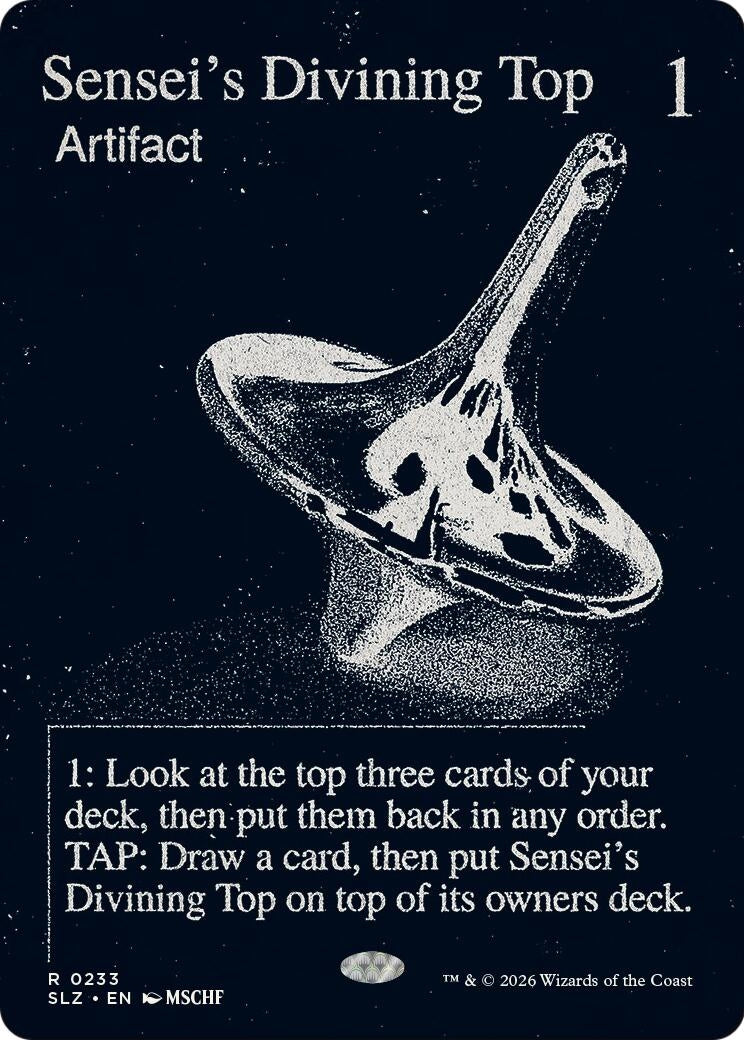 Image for Sensei's Divining Top (0233) (233) (SLZ) - Magic: The Gathering