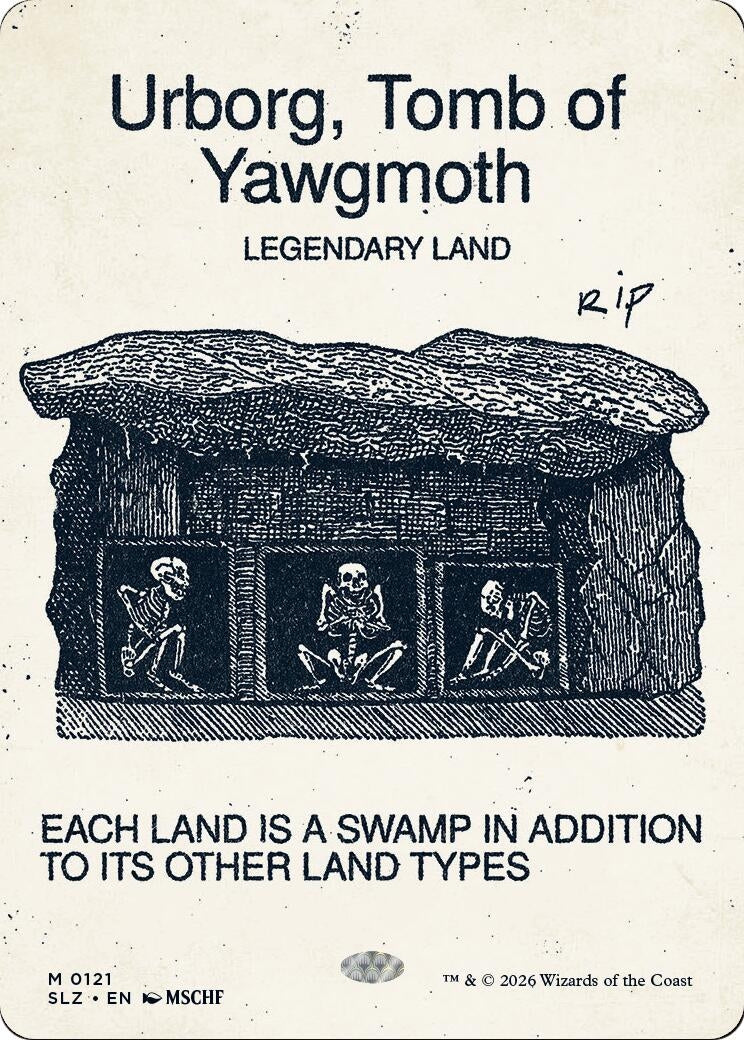 Image for Urborg, Tomb of Yawgmoth (0121) (121) (SLZ) - Magic: The Gathering