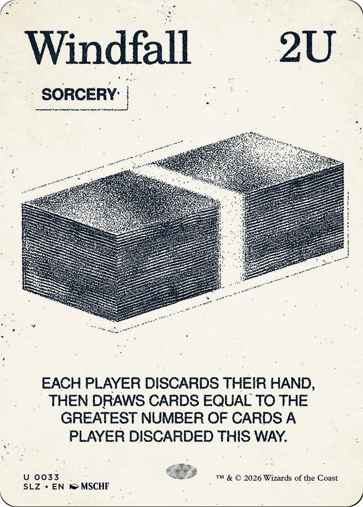 Image for Windfall (0033) (33) (SLZ) - Magic: The Gathering