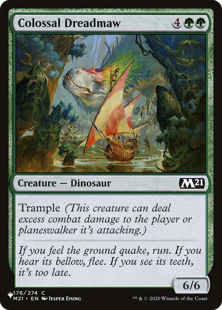 Image for Colossal Dreadmaw (M21) (176) (LIST) - Magic: The Gathering