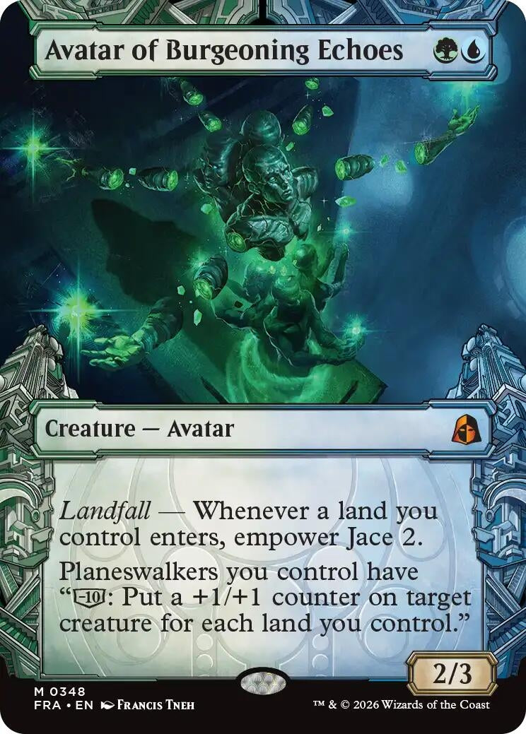 Image for Avatar of Burgeoning Echoes (Showcase) (348) (FRA) - Magic: The Gathering