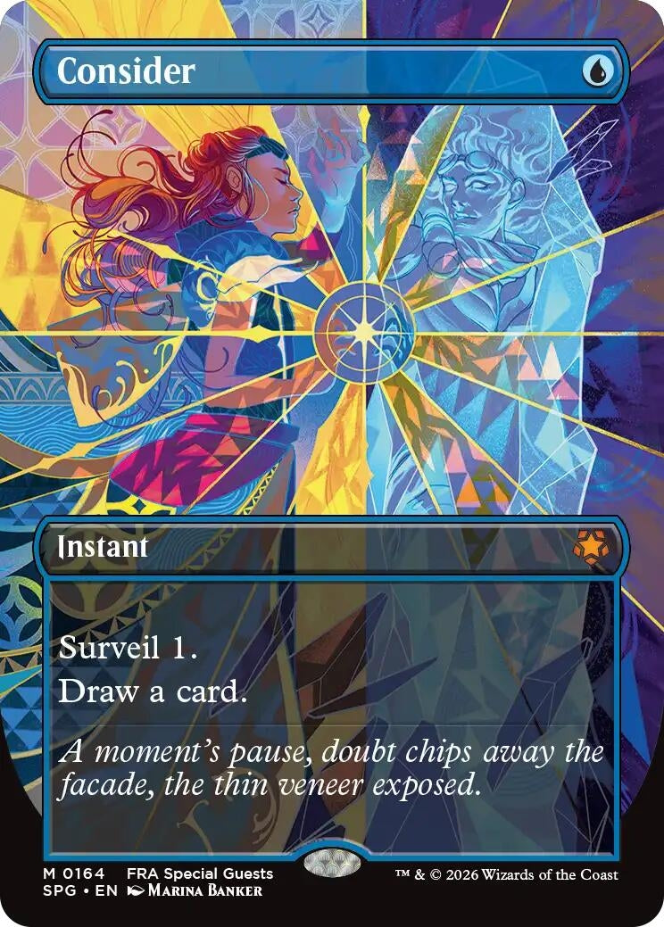 Image for Consider (Borderless) (164) (SPG) - Magic: The Gathering