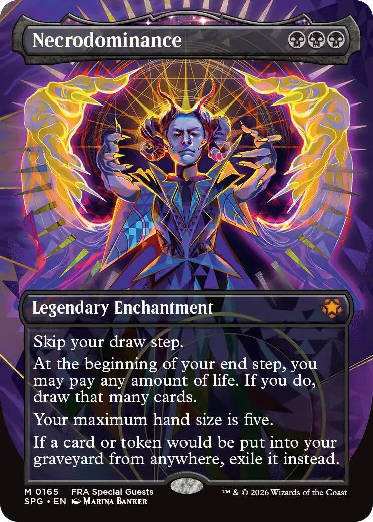 Image for Necrodominance (Borderless) (165) (SPG) - Magic: The Gathering