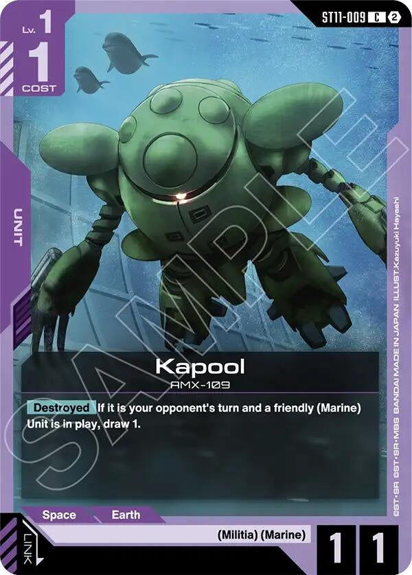 Image for Kapool (ST11-009) (ST11) - Gundam Card Game