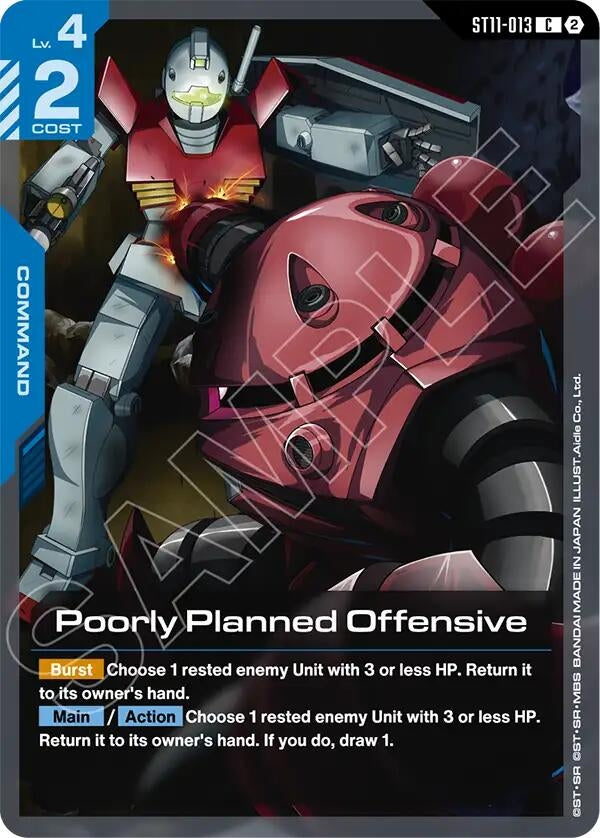 Image for Poorly Planned Offensive (ST11-013) (ST11) - Gundam Card Game