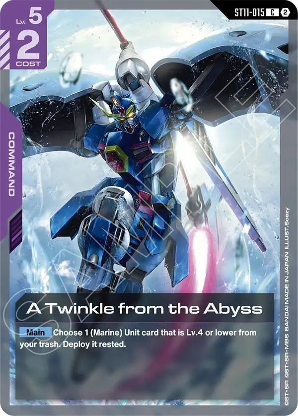 Image for A Twinkle from the Abyss (ST11-015) (ST11) - Gundam Card Game