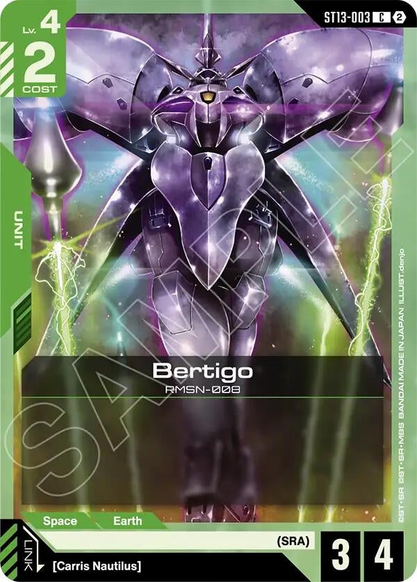 Image for Bertigo (ST13-003) (ST13) - Gundam Card Game