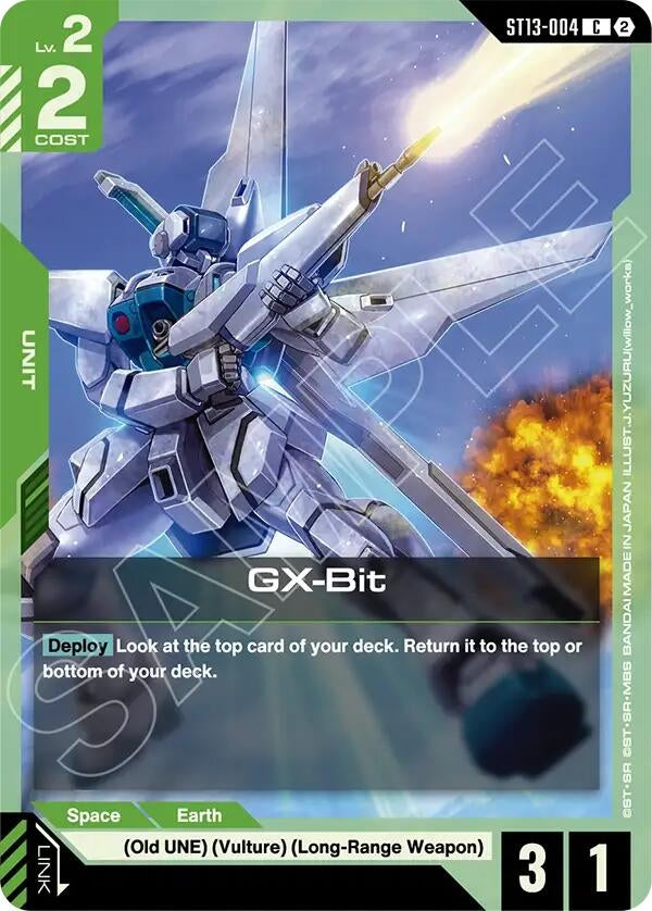 Image for GX-Bit (ST13-004) (ST13) - Gundam Card Game
