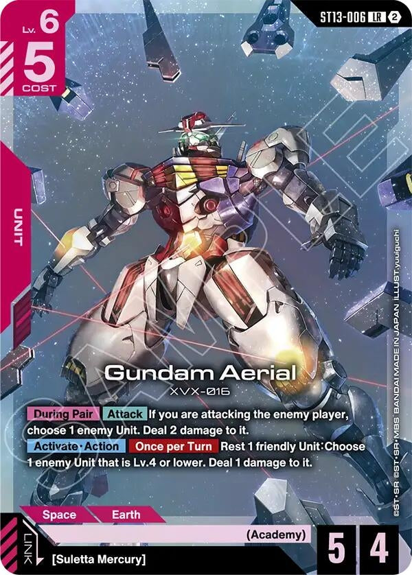 Image for Gundam Aerial (ST13-006) (ST13) - Gundam Card Game