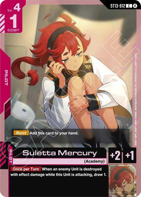 Image for Suletta Mercury (ST13-012) (ST13) - Gundam Card Game