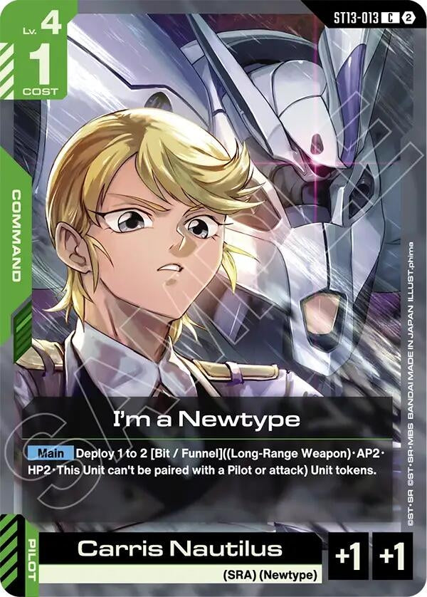 Image for I'm a Newtype (ST13-013) (ST13) - Gundam Card Game