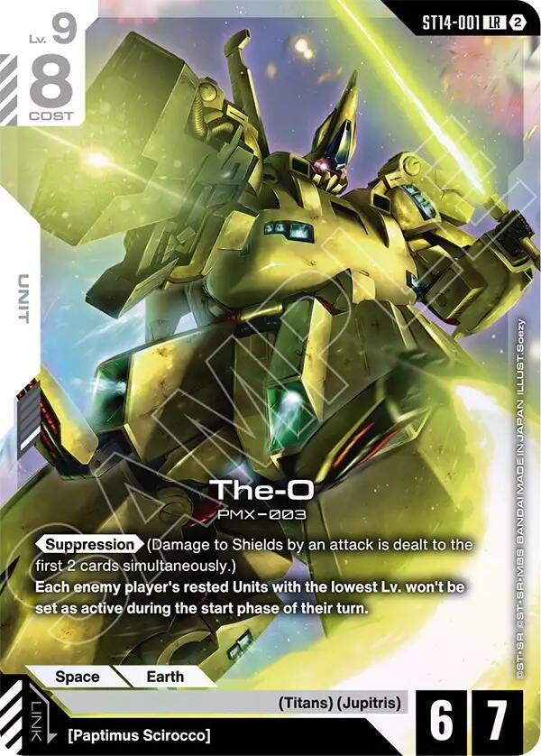 Image for The-O (ST14-001) (ST14) - Gundam Card Game