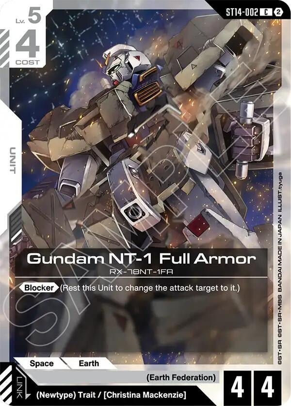 Image for Gundam NT-1 Full Armor (ST14-002) (ST14) - Gundam Card Game