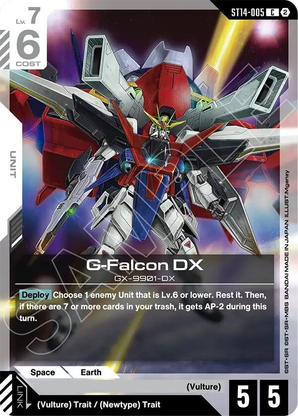 Image for G-Falcon DX (ST14-005) (ST14) - Gundam Card Game