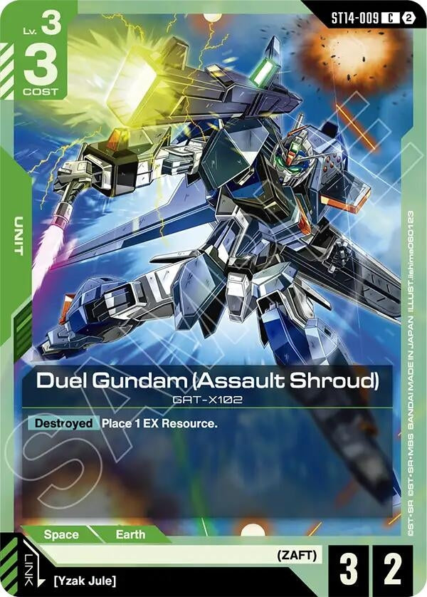 Image for Duel Gundam (Assault Shroud) (ST14-009) (ST14) - Gundam Card Game
