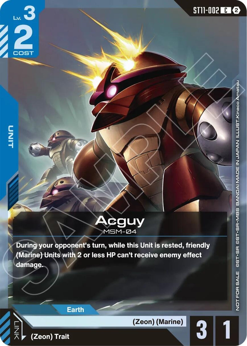 Image for Acguy (ST11-ST14 Release Event) (ST11-002) (GCG-PR) - Gundam Card Game