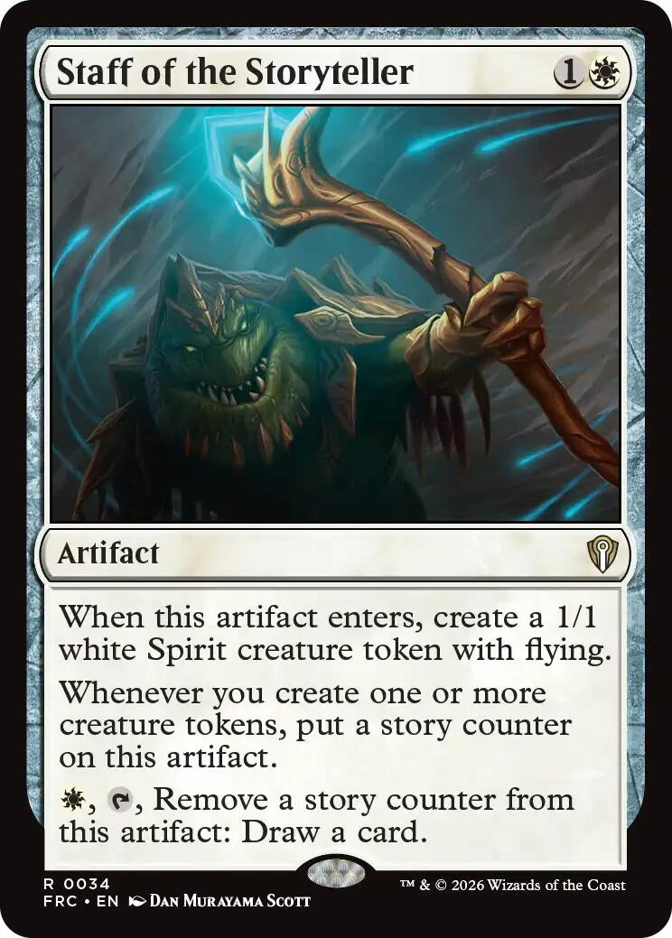 Image for Staff of the Storyteller (34) (FRC) - Magic: The Gathering
