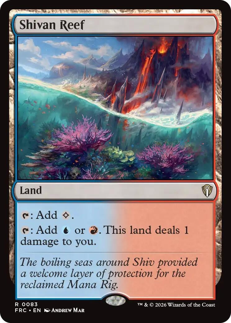 Image for Shivan Reef (83) (FRC) - Magic: The Gathering