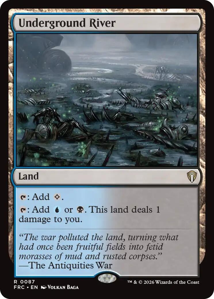 Image for Underground River (87) (FRC) - Magic: The Gathering