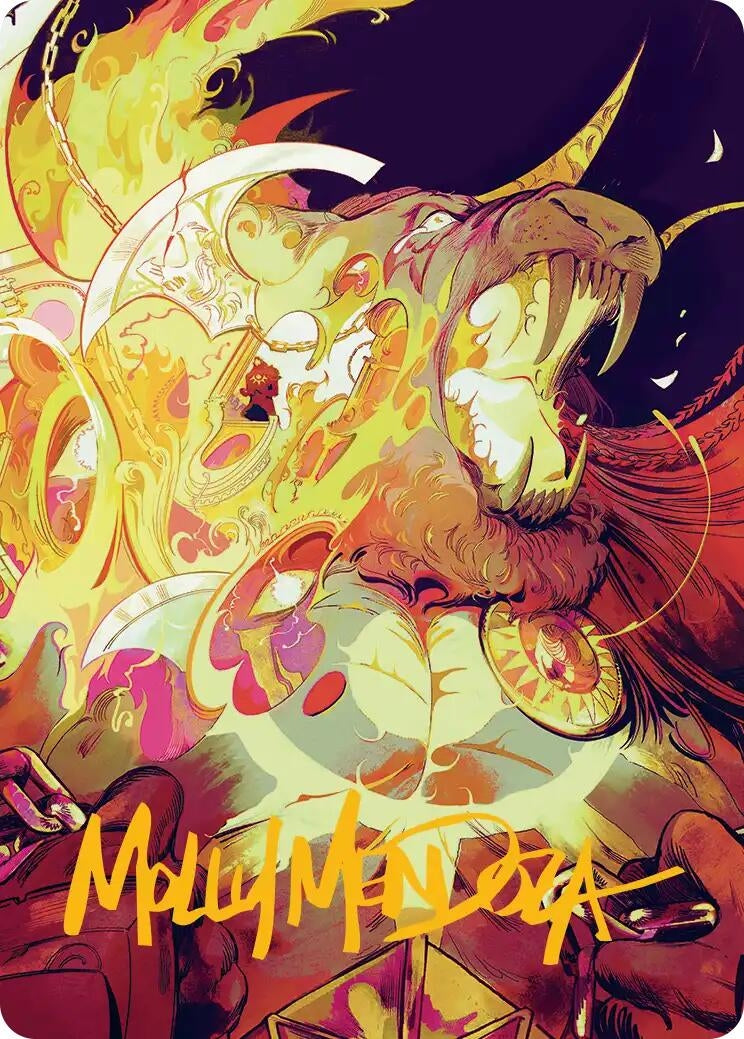 Image for Ajani's Anguish Art Card (Gold-Stamped Signature) (48) (ASFRA) - Magic: The Gathering