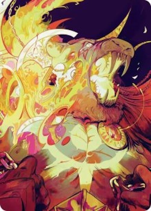 Image for Ajani's Anguish Art Card (48) (ASFRA) - Magic: The Gathering