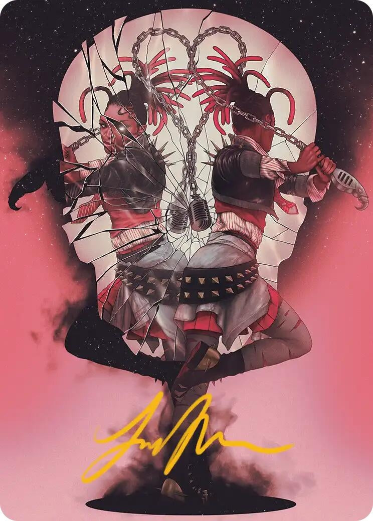 Image for Face Yourself Art Card (Gold-Stamped Signature) (50) (ASFRA) - Magic: The Gathering