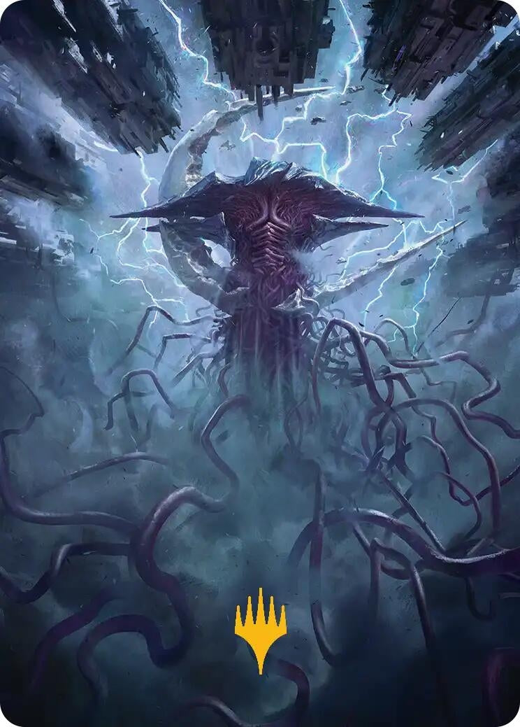 Image for Emrakul, the Exigent Doom Art Card (Gold-Stamped) (1) (ASFRA) - Magic: The Gathering