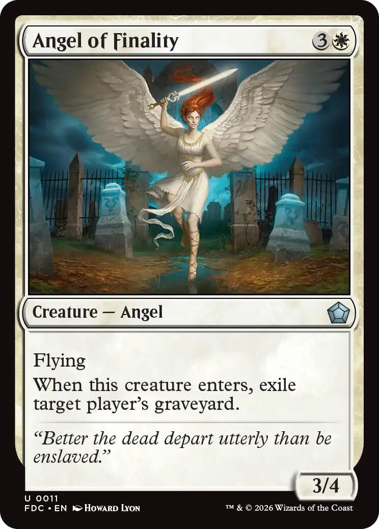 Image for Angel of Finality (11) (FDC) - Magic: The Gathering