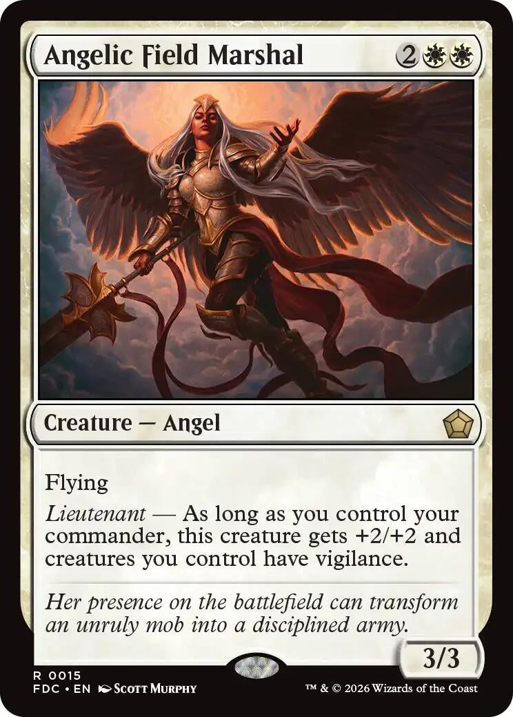 Image for Angelic Field Marshal (15) (FDC) - Magic: The Gathering