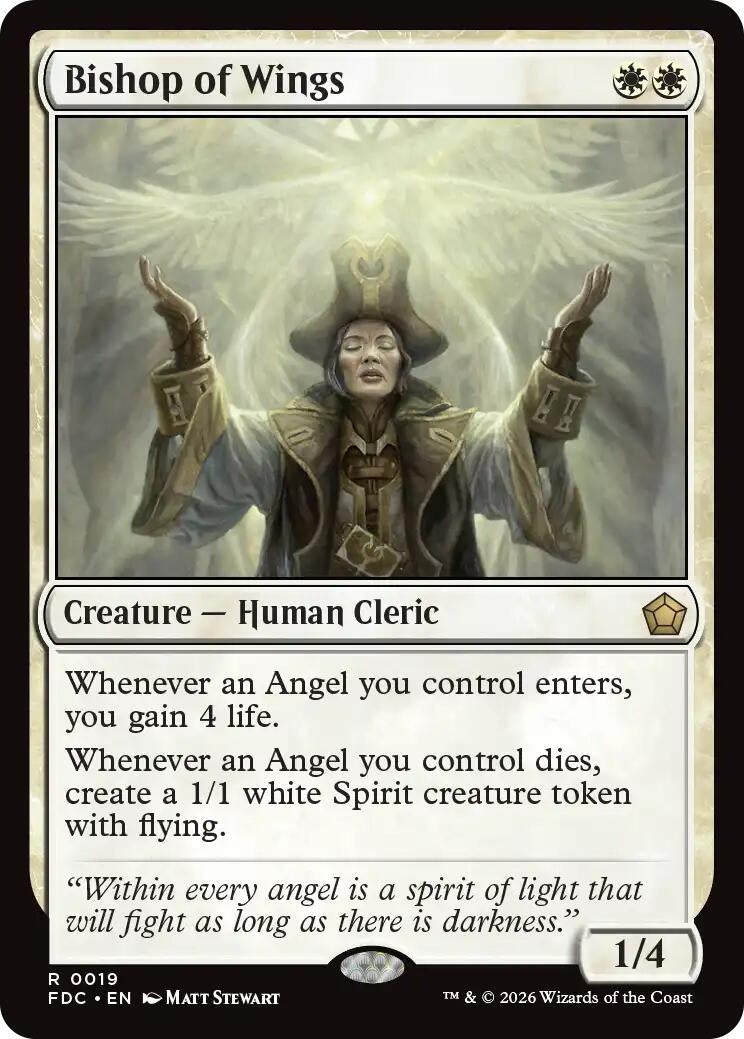 Image for Bishop of Wings (19) (FDC) - Magic: The Gathering