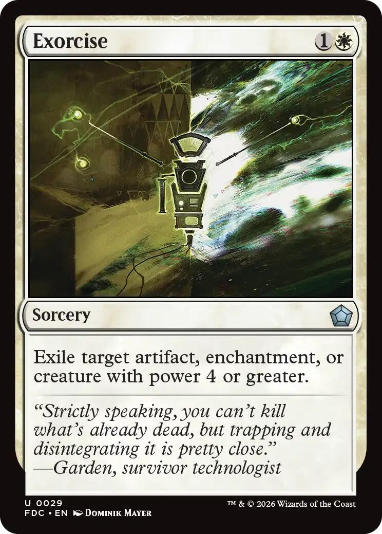 Image for Exorcise (29) (FDC) - Magic: The Gathering