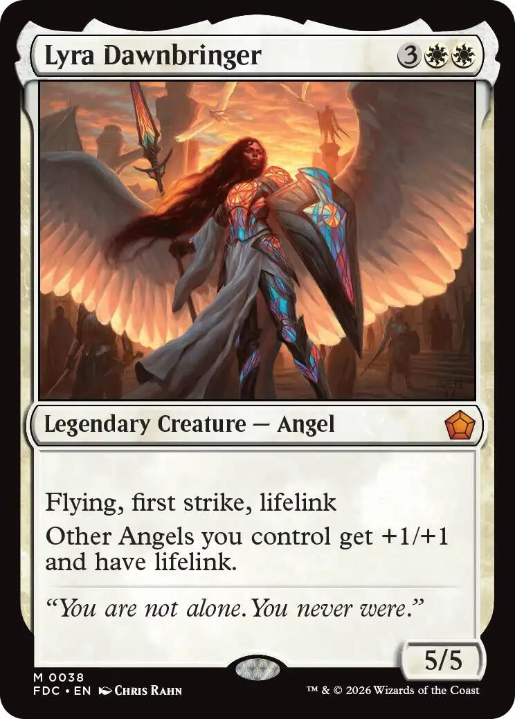 Image for Lyra Dawnbringer (38) (FDC) - Magic: The Gathering