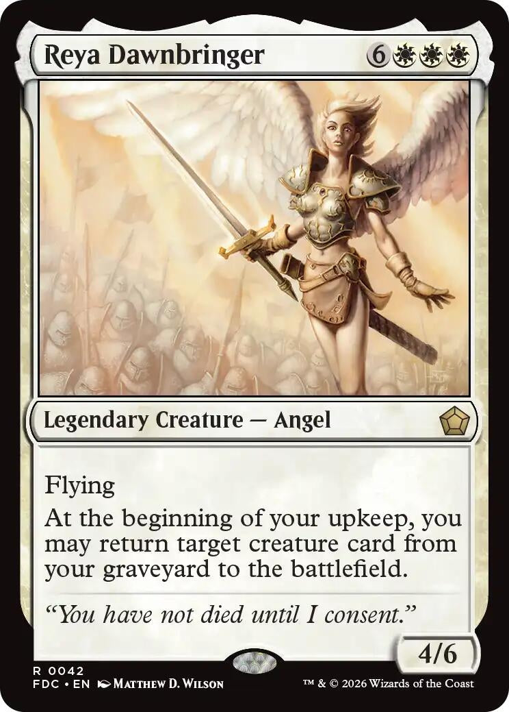 Image for Reya Dawnbringer (42) (FDC) - Magic: The Gathering