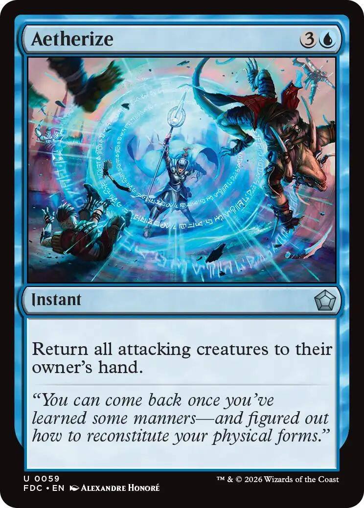 Image for Aetherize (59) (FDC) - Magic: The Gathering