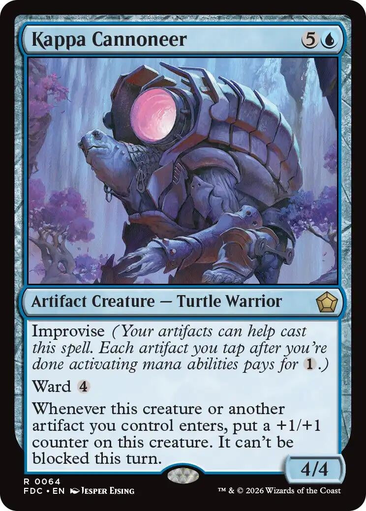 Image for Kappa Cannoneer (64) (FDC) - Magic: The Gathering