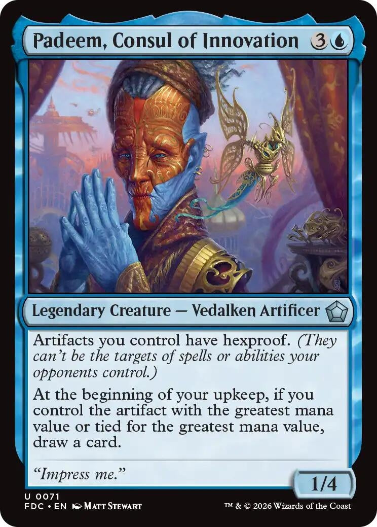 Image for Padeem, Consul of Innovation (71) (FDC) - Magic: The Gathering