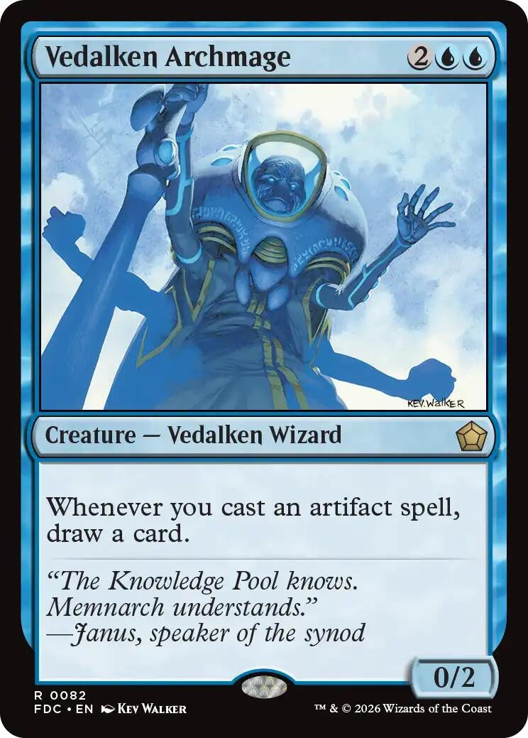 Image for Vedalken Archmage (82) (FDC) - Magic: The Gathering