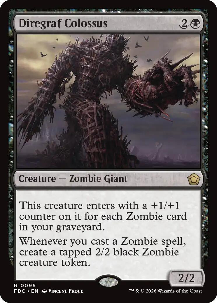 Image for Diregraf Colossus (96) (FDC) - Magic: The Gathering