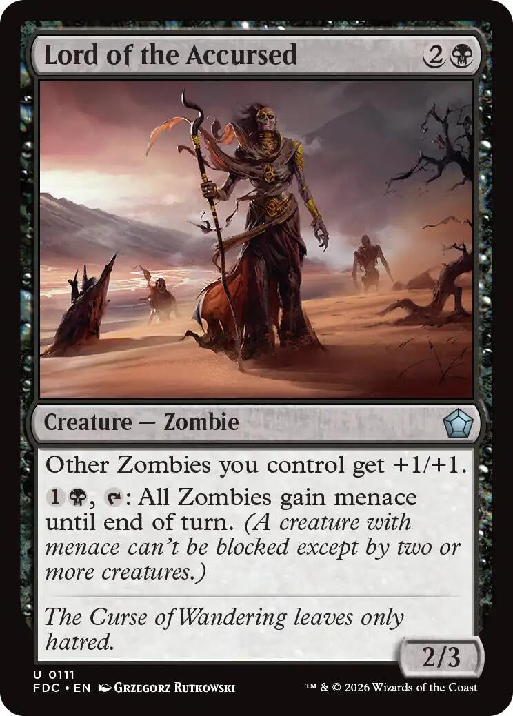 Image for Lord of the Accursed (111) (FDC) - Magic: The Gathering