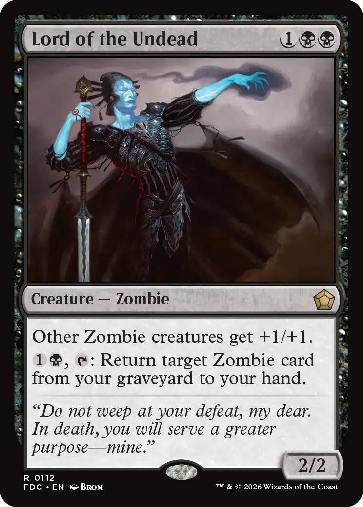 Image for Lord of the Undead (112) (FDC) - Magic: The Gathering