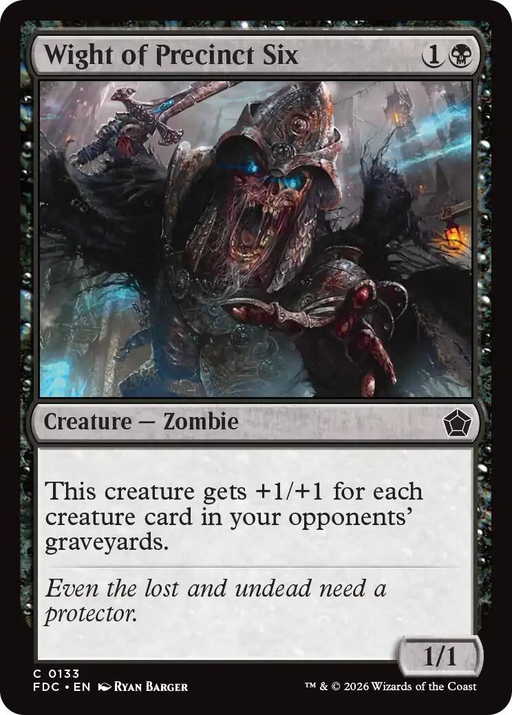 Image for Wight of Precinct Six (133) (FDC) - Magic: The Gathering