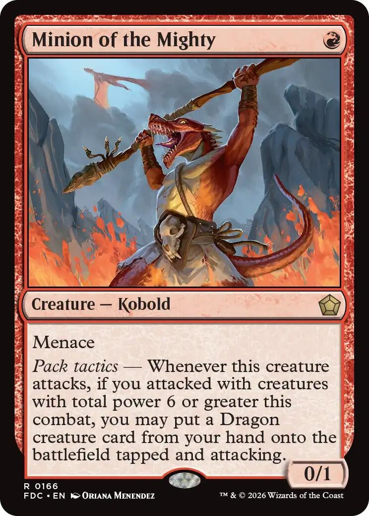 Image for Minion of the Mighty (166) (FDC) - Magic: The Gathering
