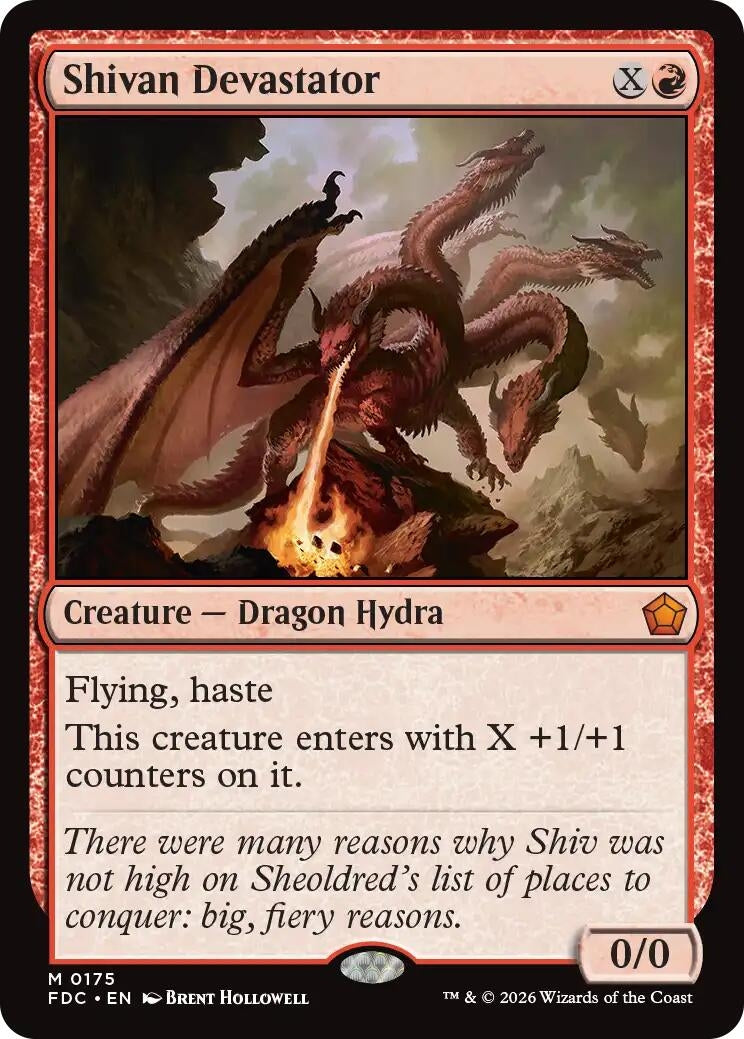 Image for Shivan Devastator (175) (FDC) - Magic: The Gathering