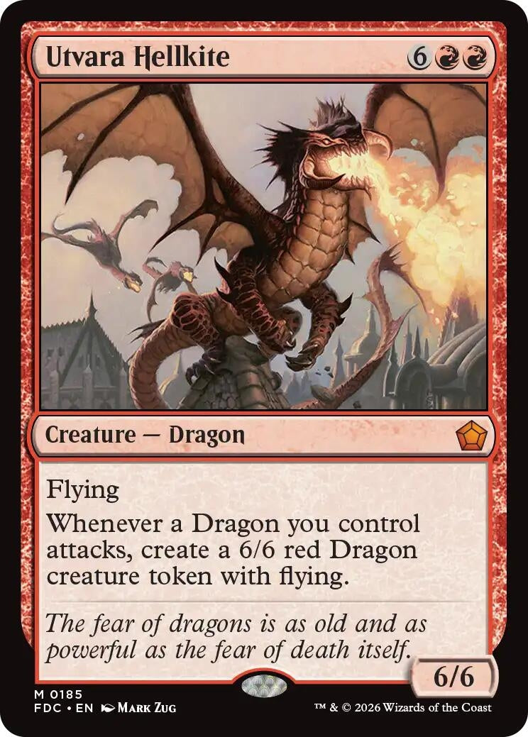 Image for Utvara Hellkite (185) (FDC) - Magic: The Gathering