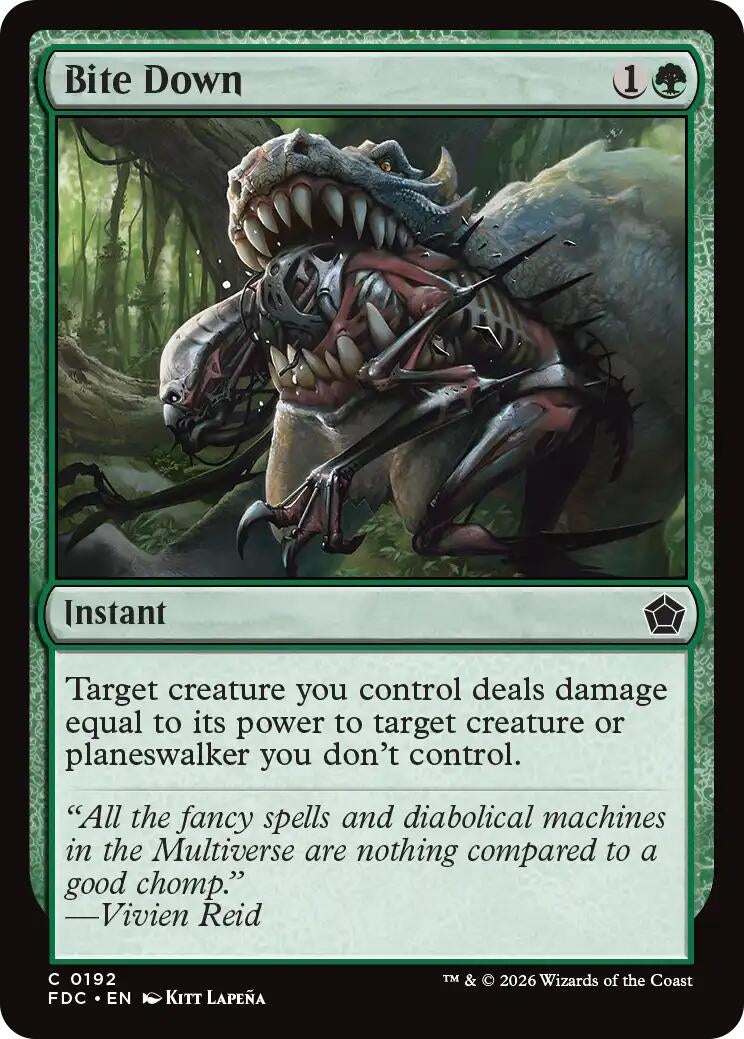 Image for Bite Down (192) (FDC) - Magic: The Gathering