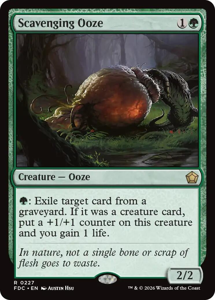 Image for Scavenging Ooze (227) (FDC) - Magic: The Gathering