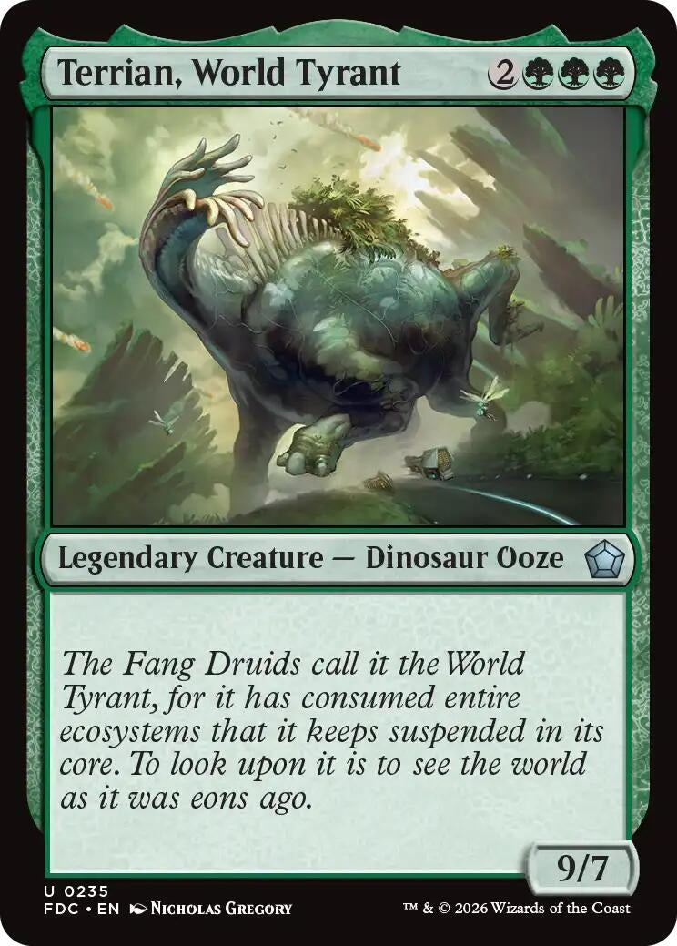 Image for Terrian, World Tyrant (235) (FDC) - Magic: The Gathering